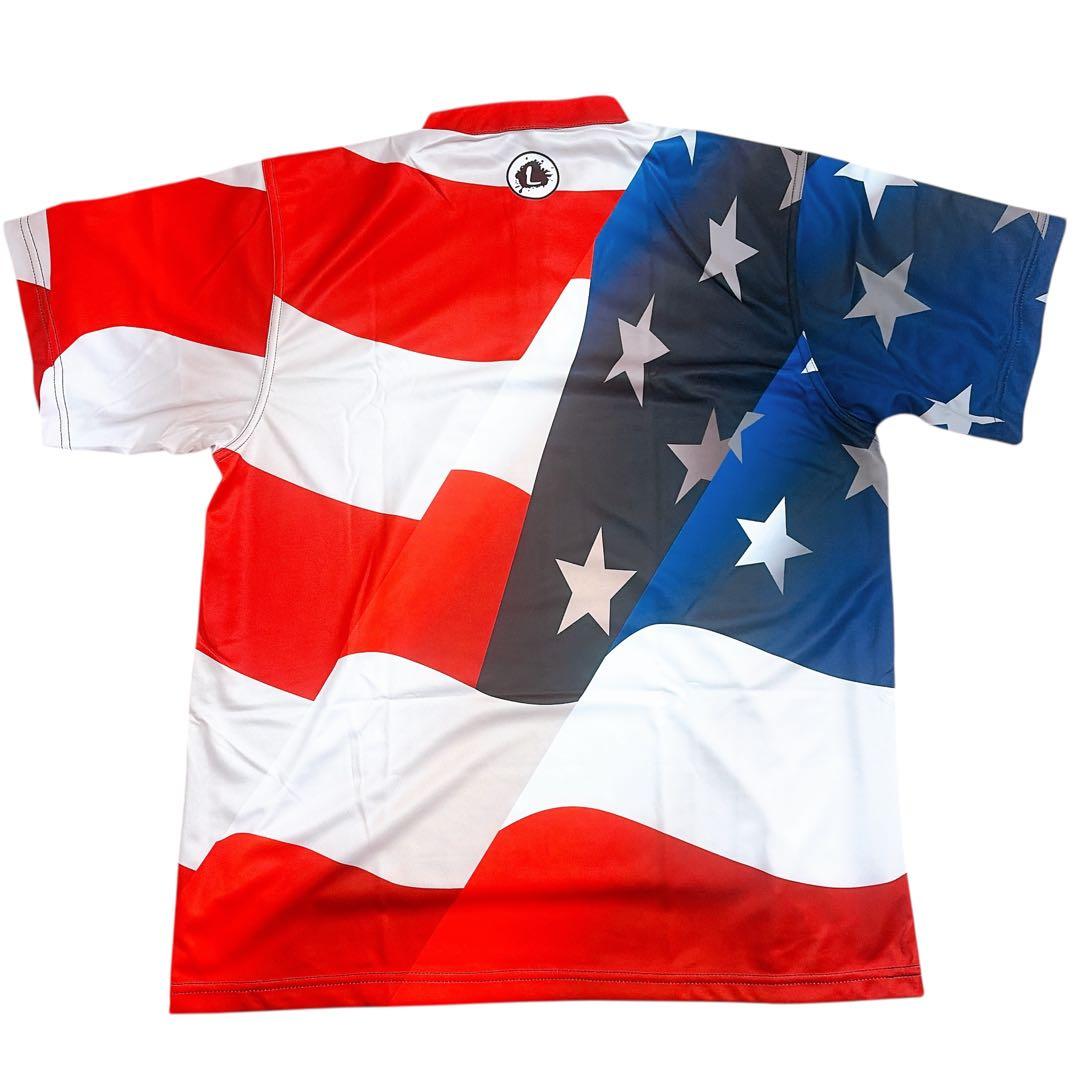 【新品/USサイズXL ストーム ボウリングウェア ブルー レッド ホワイト】