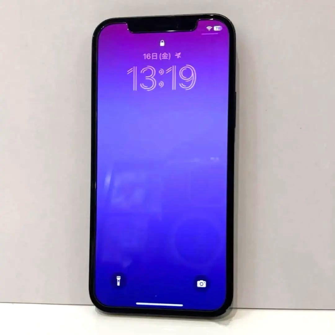 iPhone 12 ブラック 64 GB バッテリー80%