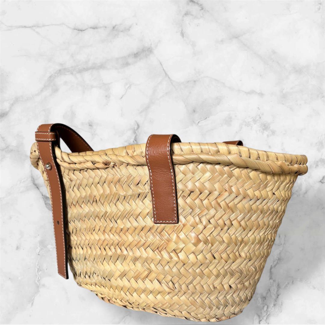 【正規品/美品】ロエベ LOEWE かごバッグ ラフィア スモール Sサイズ