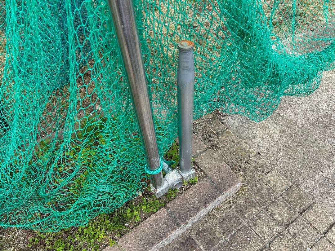 【自作バッティングケージ&硬式用バッティングネット】