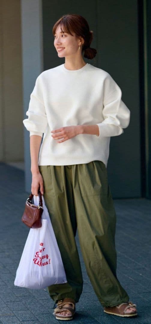 FRAMeWORK /フレームワーク　スムースニットプルオーバー　ネイビー