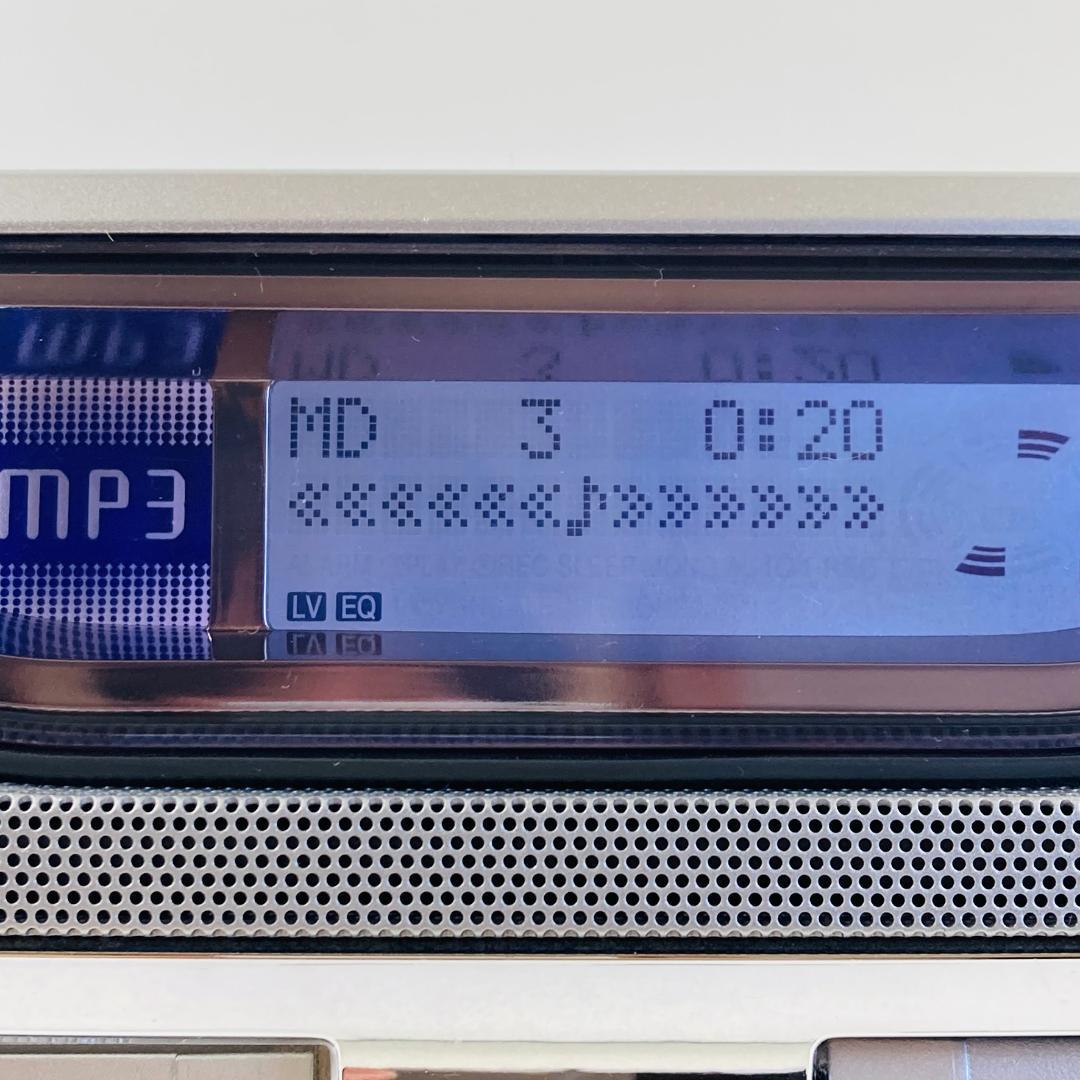 Panasonic RX-MDX80 CD MD カセットラジカセ シルバー