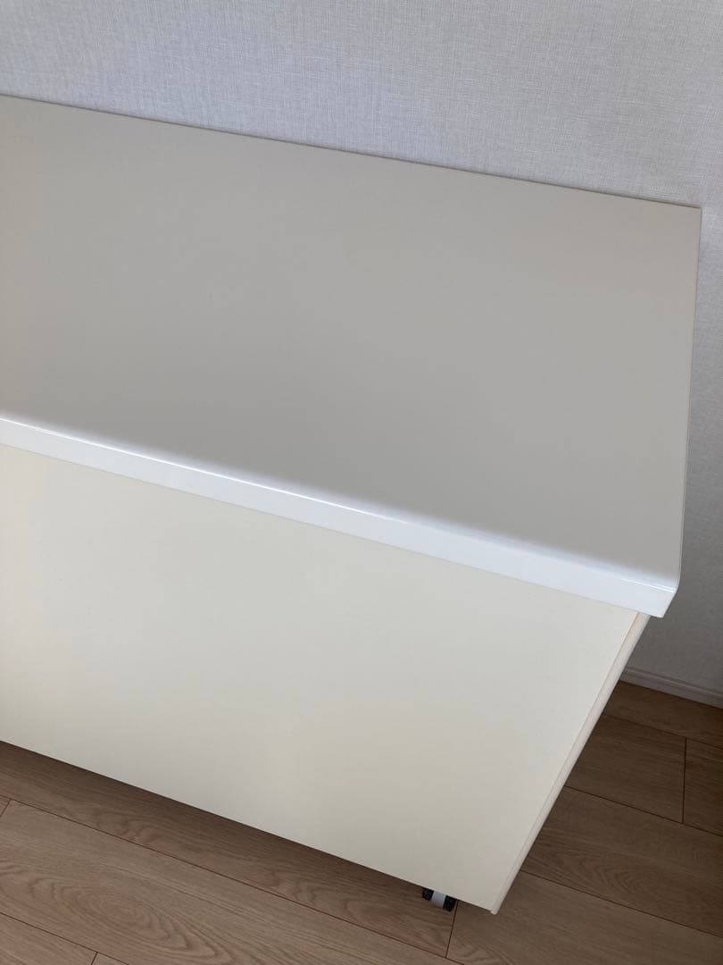 みみみんパモウナ キッチンカウンター 140㎝ キャスター付き 食器棚