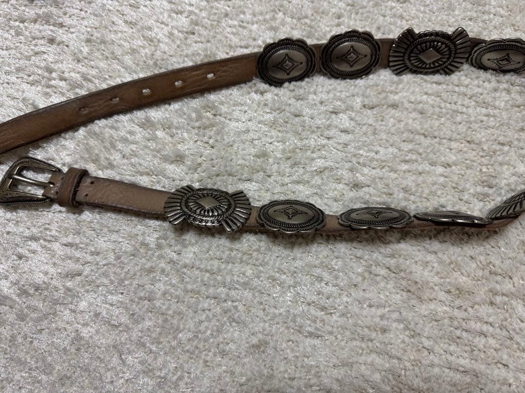 未使用Whim Gazette コンチョベルト　レザーベルト