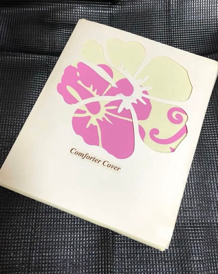 爆爆爆レア　アルバローザ　シングル　掛け布団カバー　ホワイト×ピンク　新品未使用