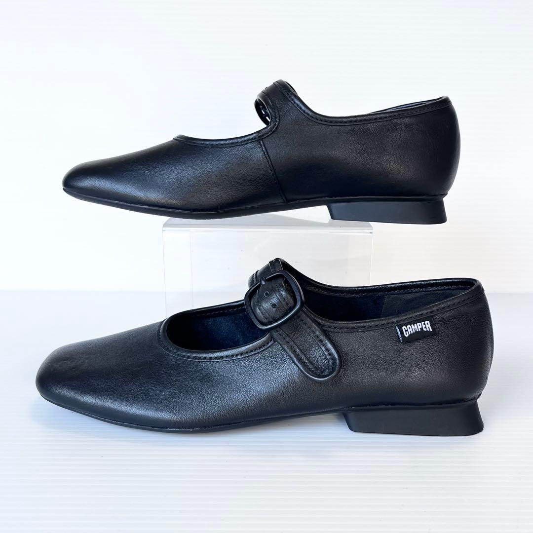 極美品✨ CAMPER カンペール カシマイラ フラットシューズ 22.5 黒