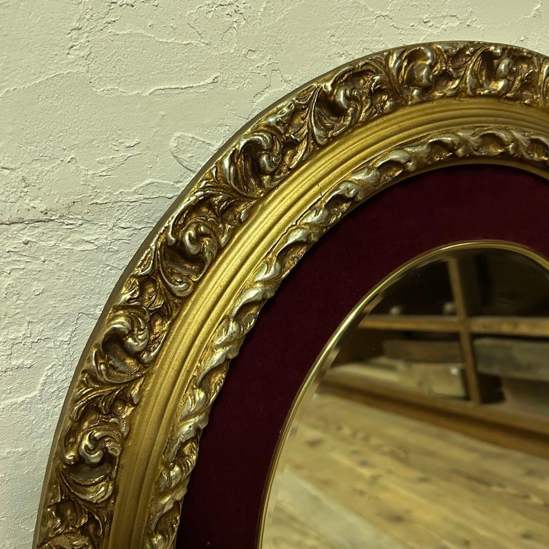 アンティーク ミラー 壁掛け