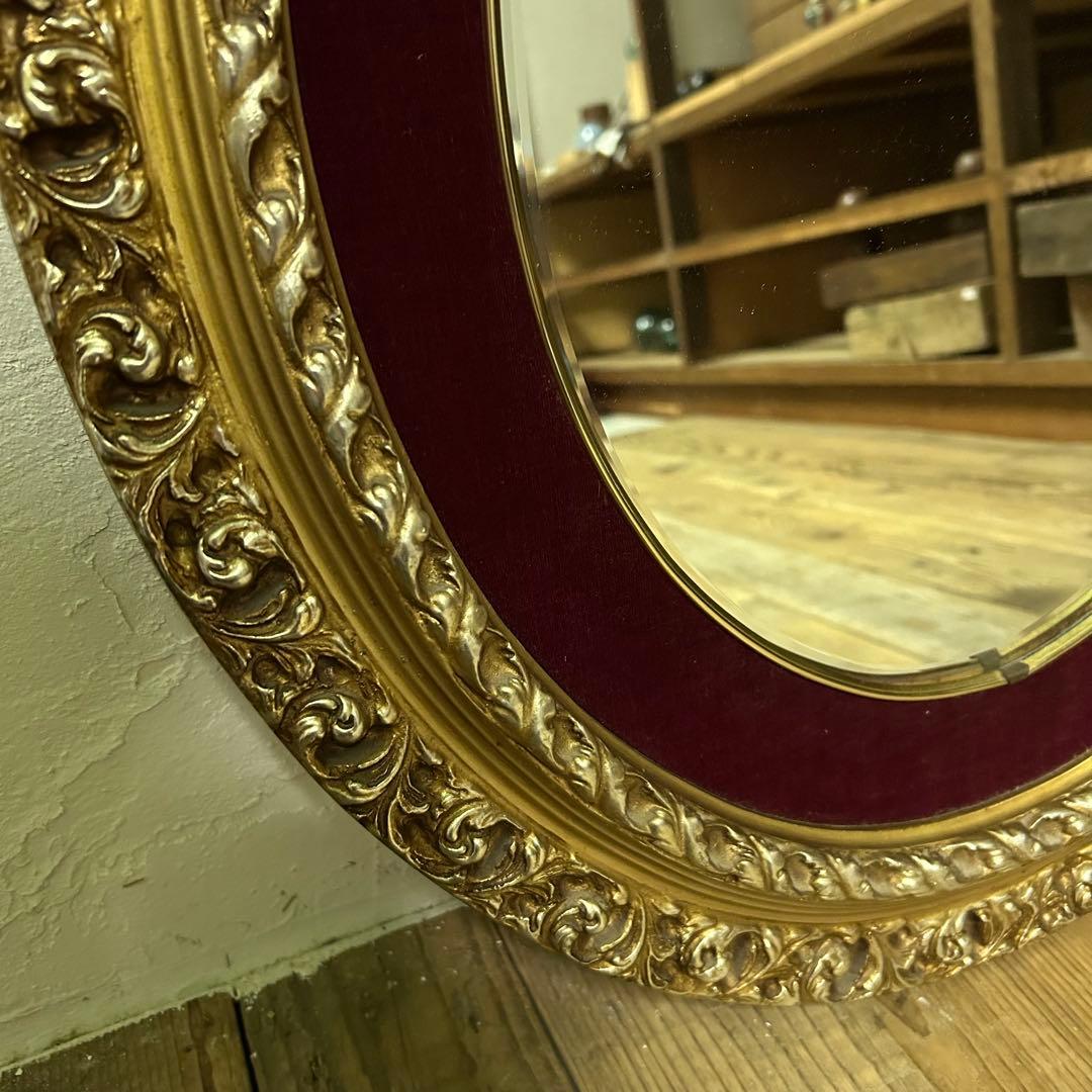 アンティーク ミラー 壁掛け