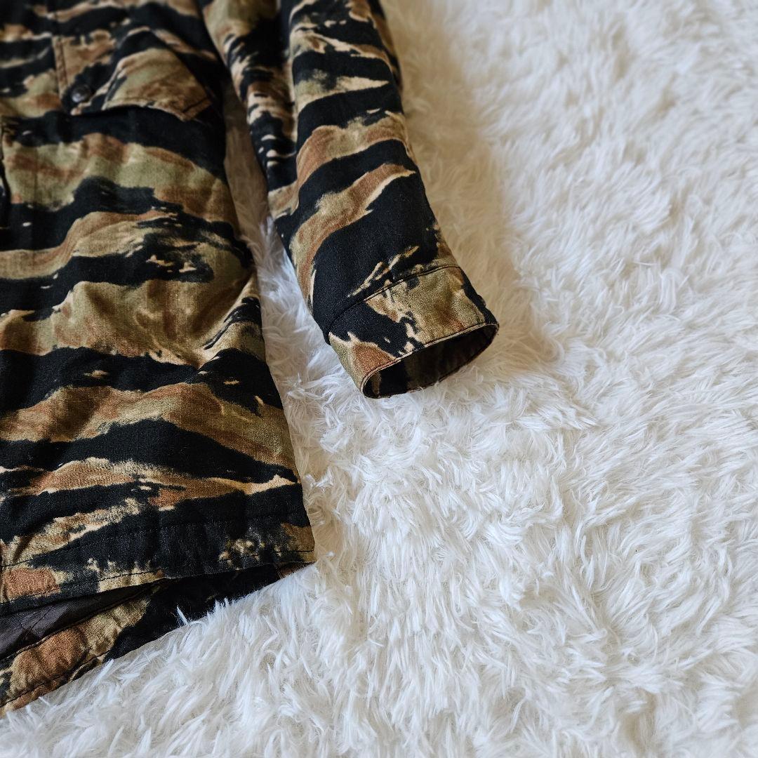 【Schott】美品 ショット フード付きモッズコート カモ柄 Mサイズ