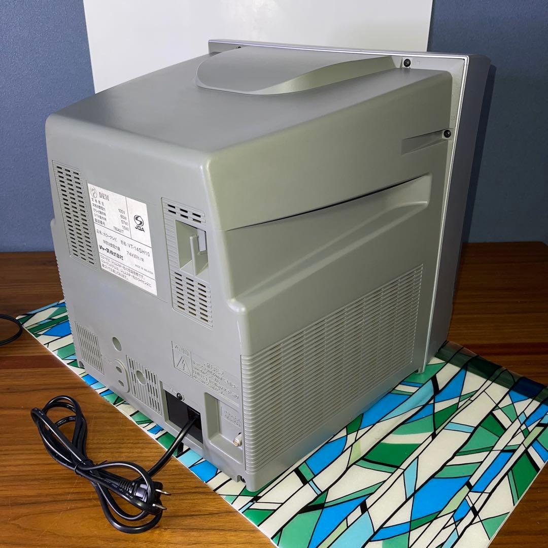 【美品】ブラウン管テレビ　SHARP テレビ&VHSビデオVT-14GH10
