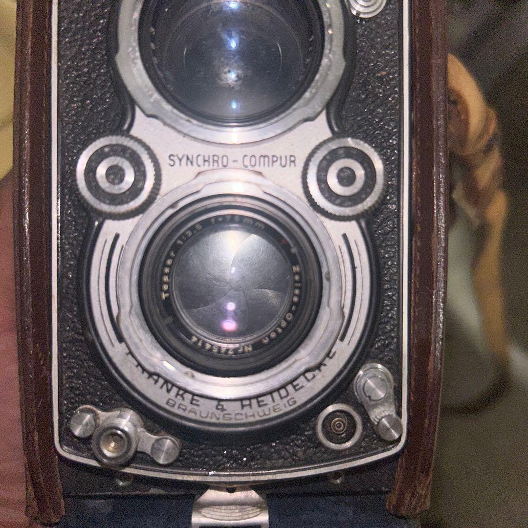 H2 ローライフレックス　ケース付き　 二眼レフカメラ 動作未確認ジャンク