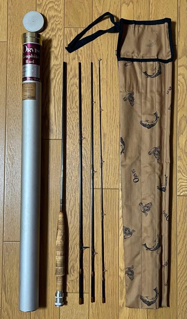 希少ORVIS オービスフライロッド　8ft 4# 4ピース　美品