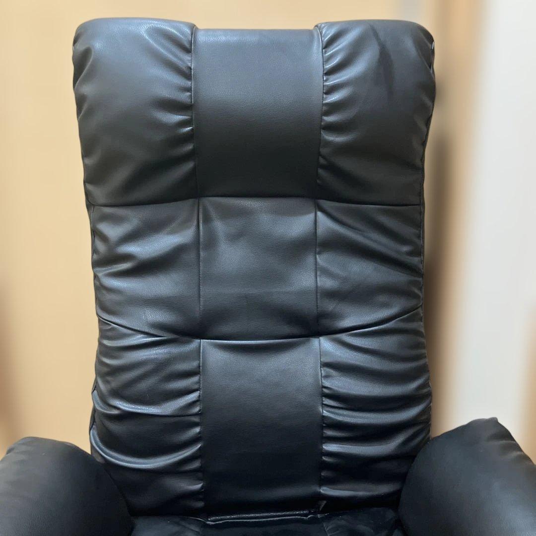 【NITORI】肘つき回転コイル座椅子ジャック ブラック