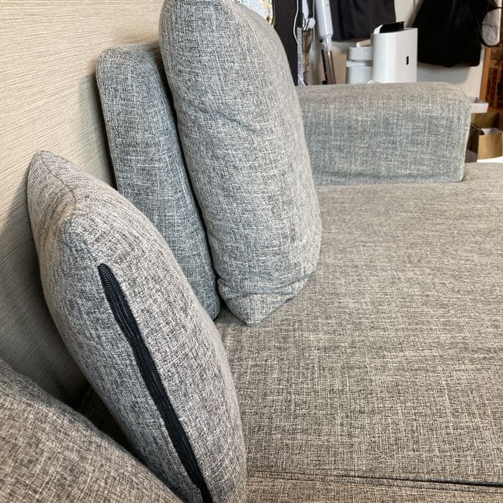 LOWYA カウチソファベッド コンパクト 2人掛け