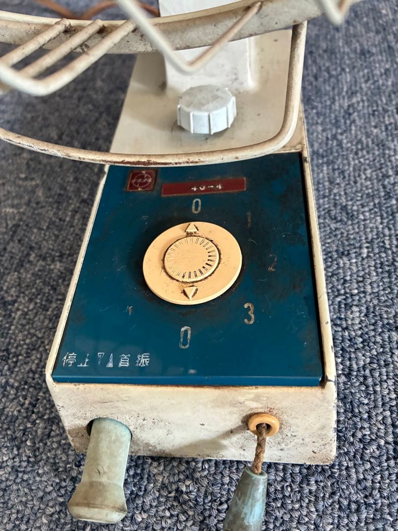 National 扇風機 F-30UL 3枚羽 ブルー 壁掛け 昭和レトロ