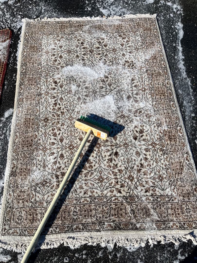 川*郎様 トルコ手織り絨毯。ウル-コットン。丸洗い済み．4番目の写真。