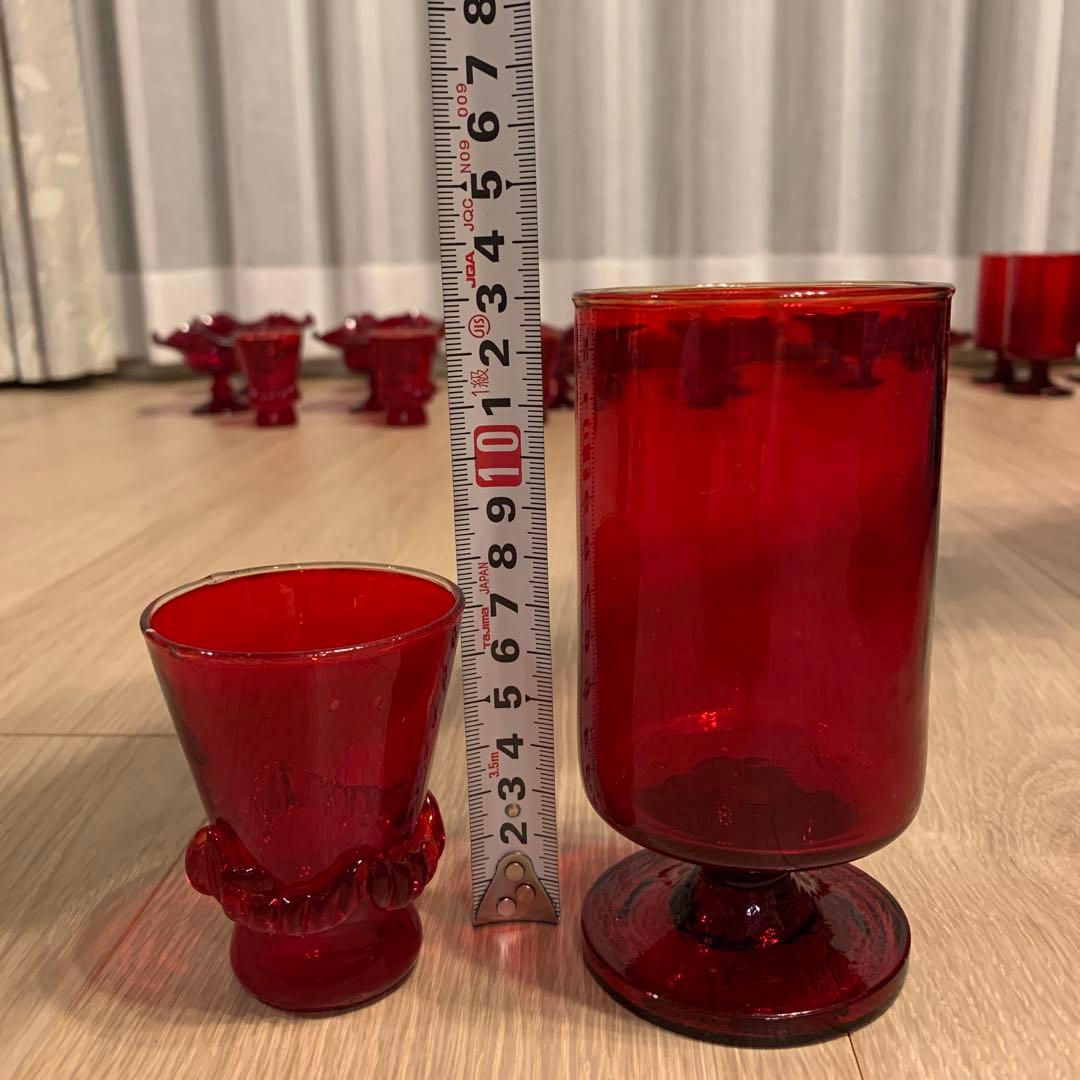 メキシコ　手作りガラス食器　全41点