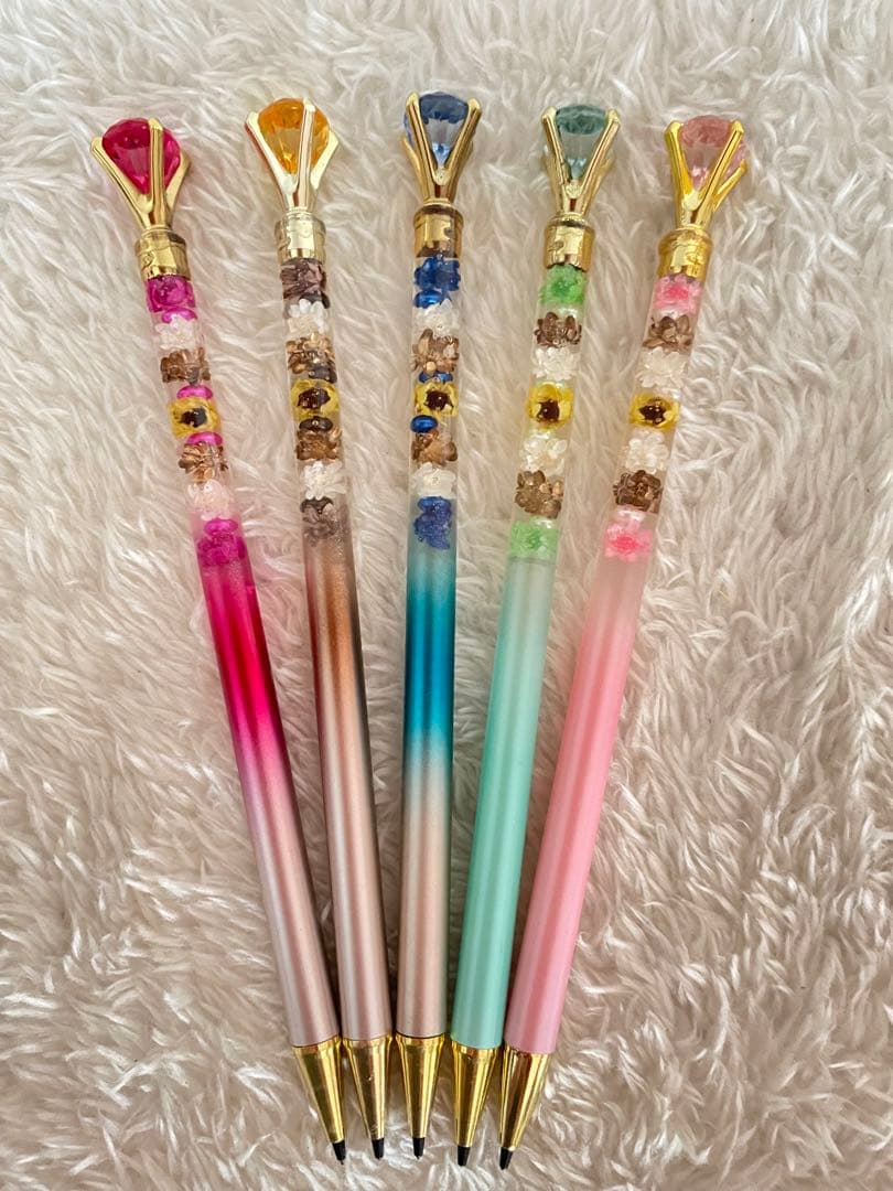 訳ありハーバリウムボールペン　まめセット　@13@44@49