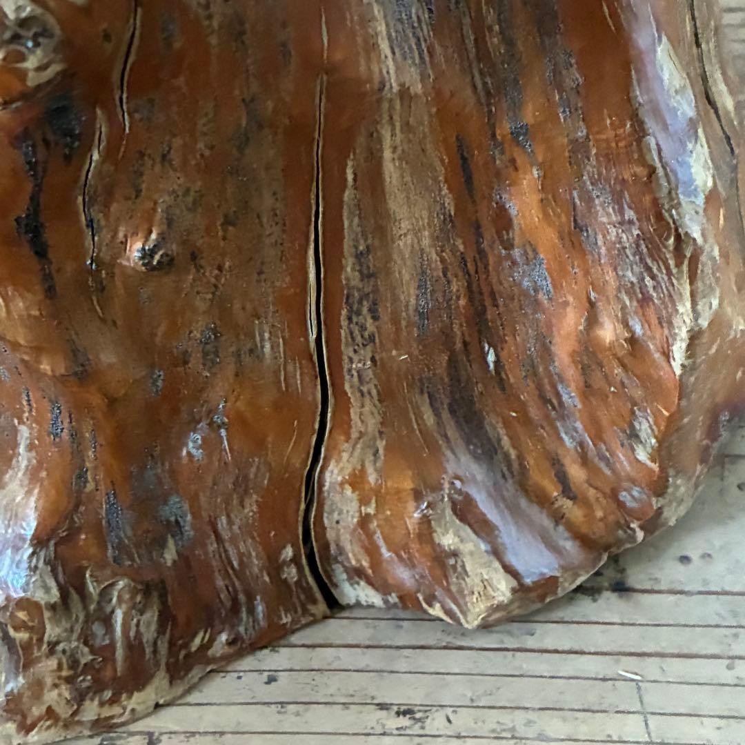 ヴィンテージ 天然木 切り株 根張り スツール プランター サイドテーブル