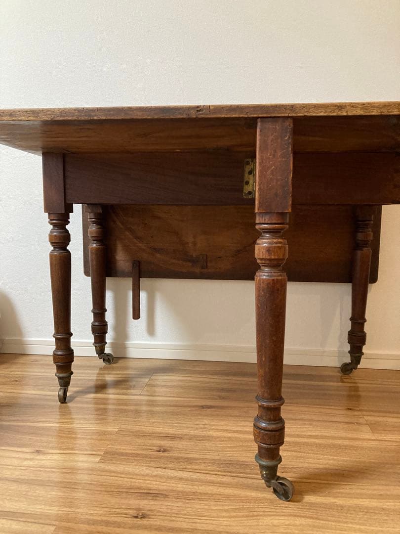 ゲートレッグテーブル　アンティーク　バタフライテーブル