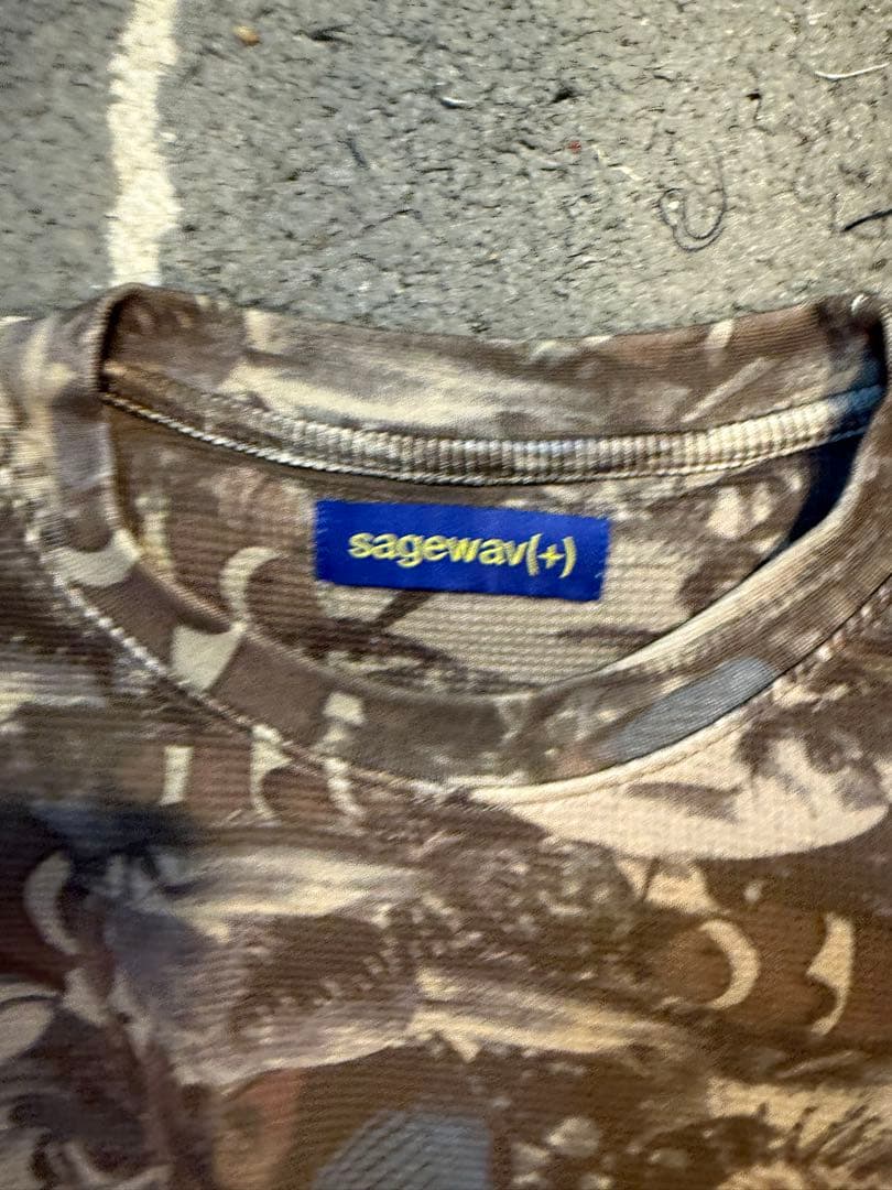 sagewav(+) カモフラージュ柄 トレーナー