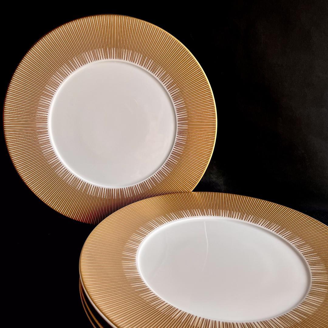 ★新品未使用　超美品★フランスBernardo ゴールド　大皿　サービスプレート