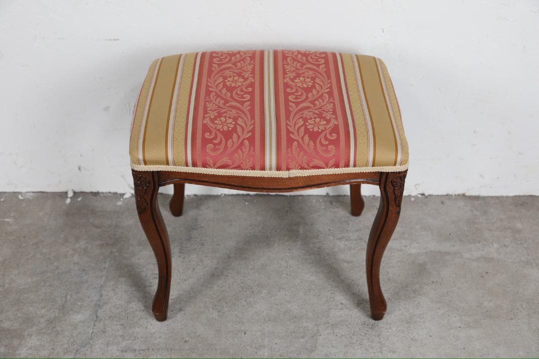 展示品『イタリア製』スツール オットマン チェア 椅子 猫脚 RWcha134