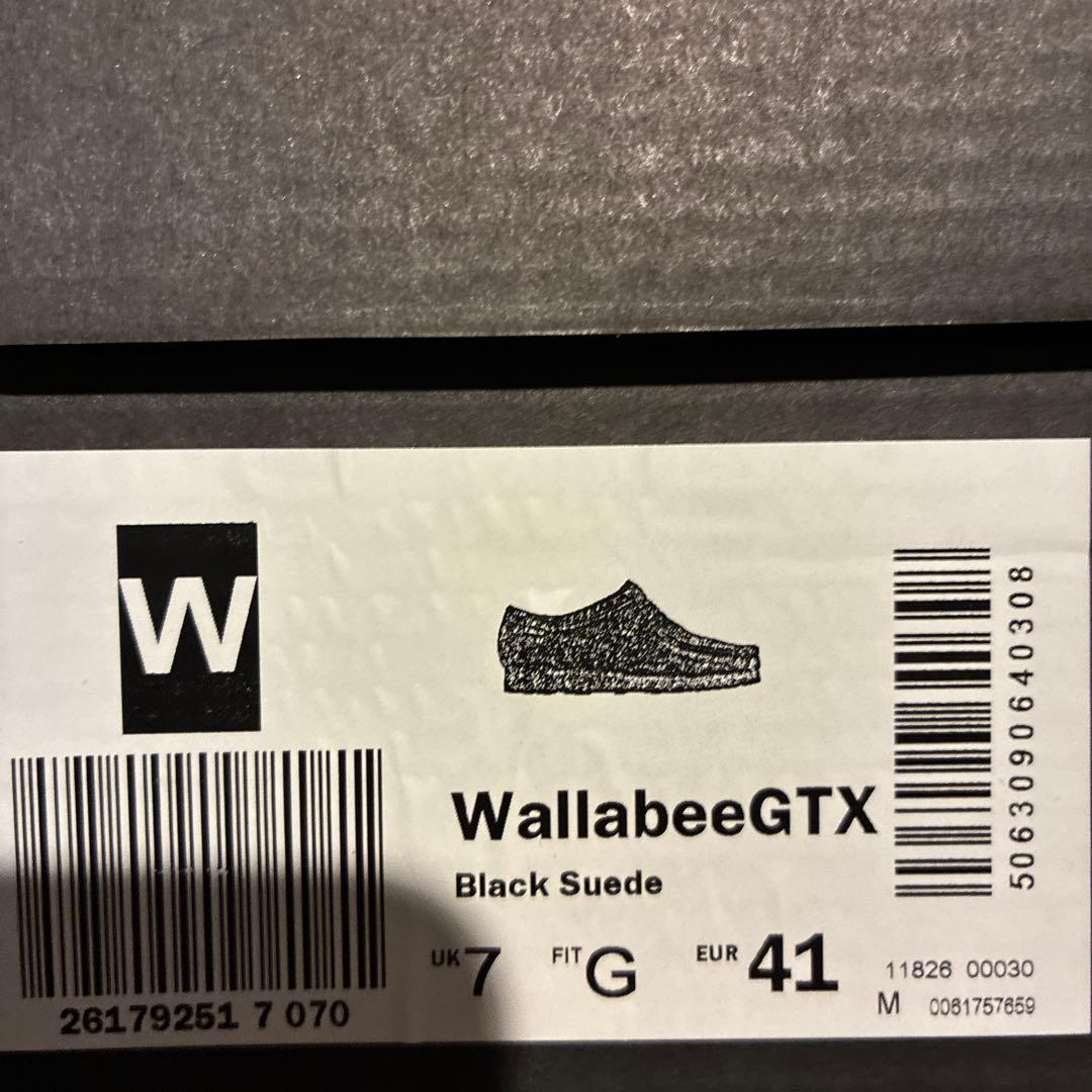 Clarks GORE-TEX ワラビー 25.5 ブラックスエード