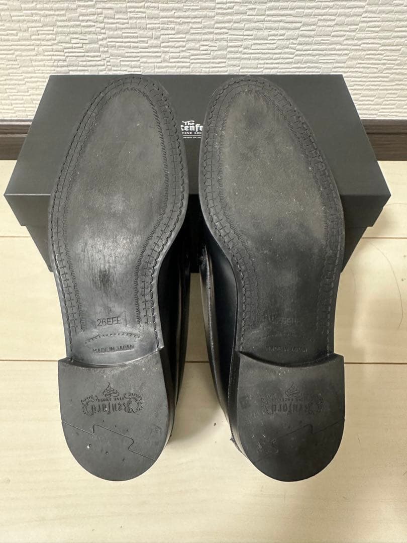 [Kenfordfineshoes] 26cmブラック ローファー