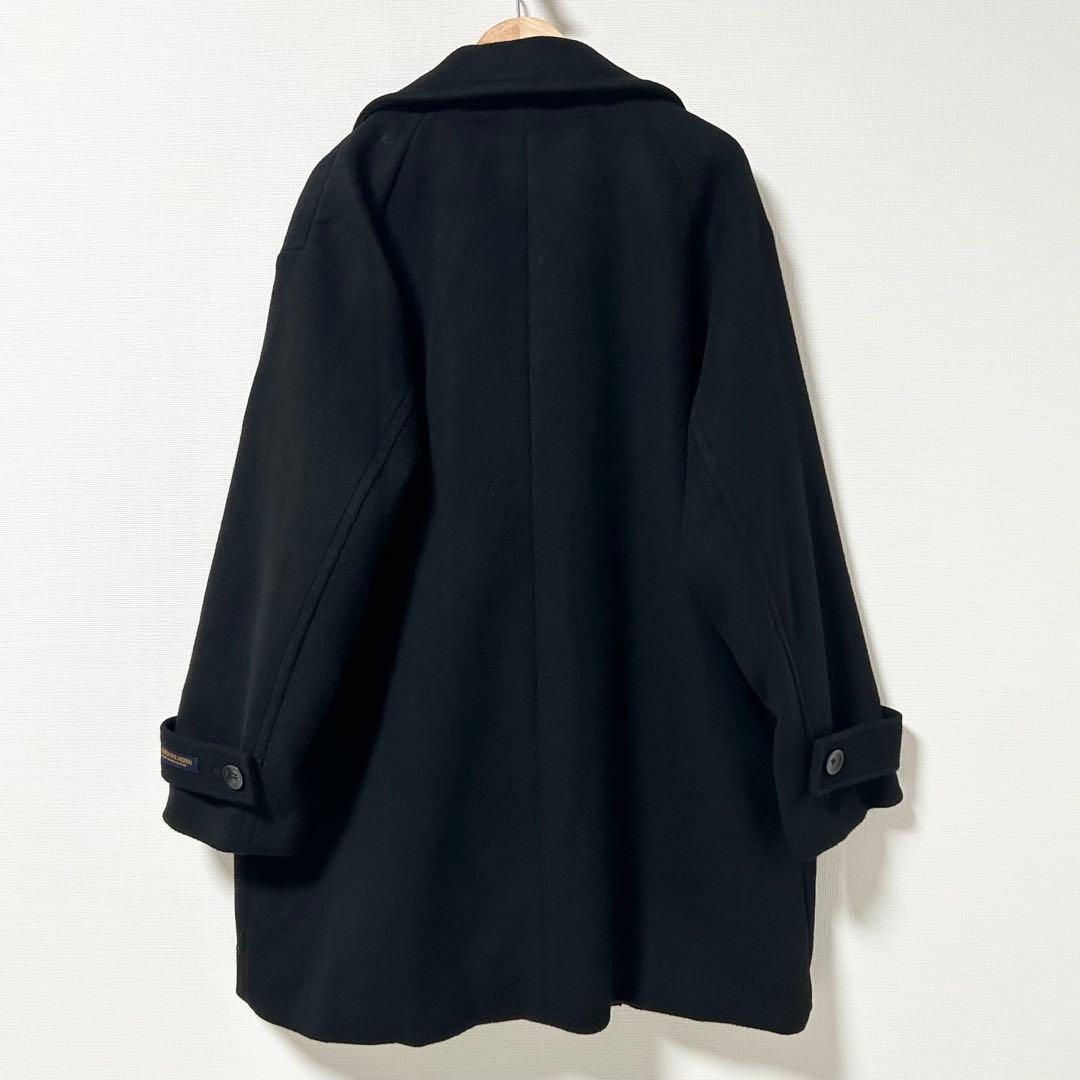 2024AW✨relume スーパーファインビーバーPコート　ブラック　38