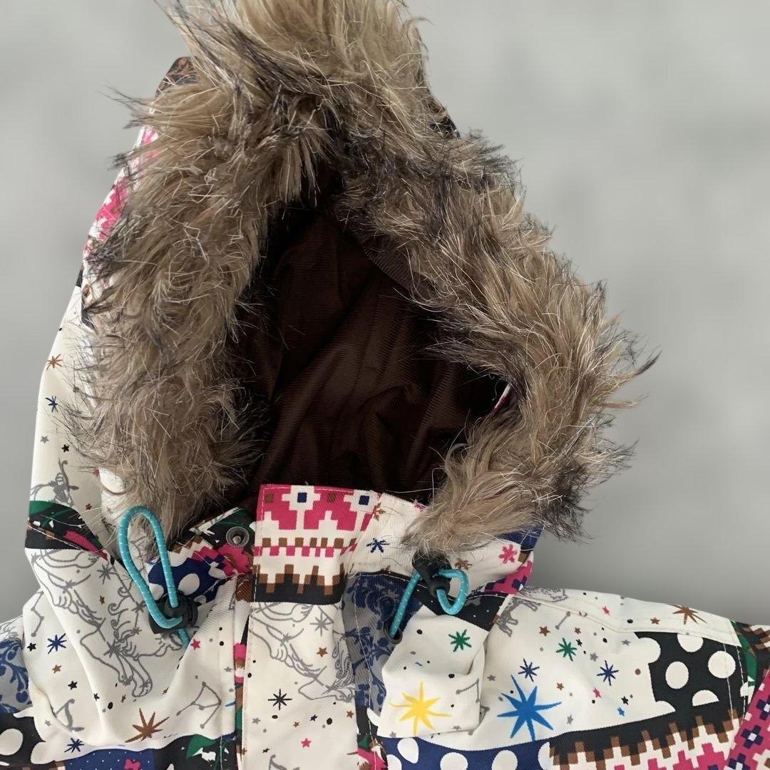 極美品✨ICEPARDALスキーウェアスノボウェア ジャケット　総柄　L相当