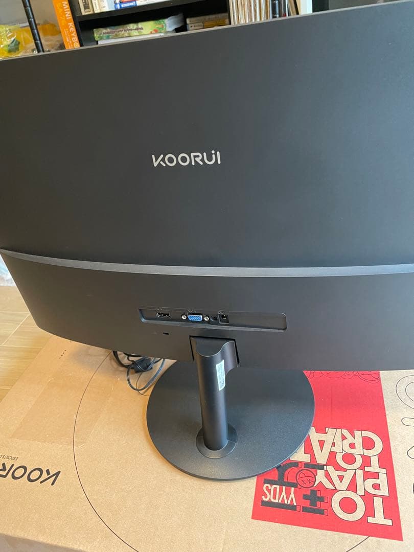 KOORUI モニター 24 インチ 湾曲モニター