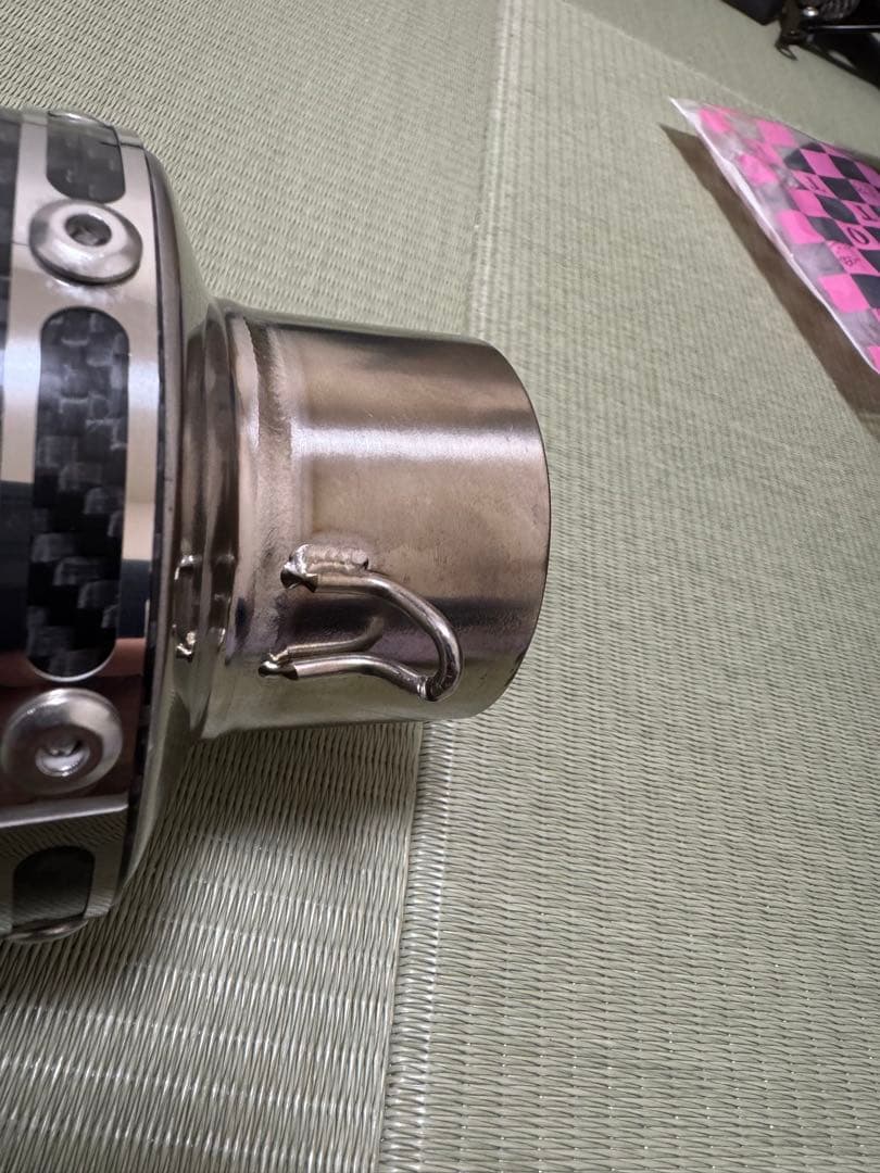 BMS-Rカーボンスラッシュサイレンサー Φ100 差込径Φ60.5