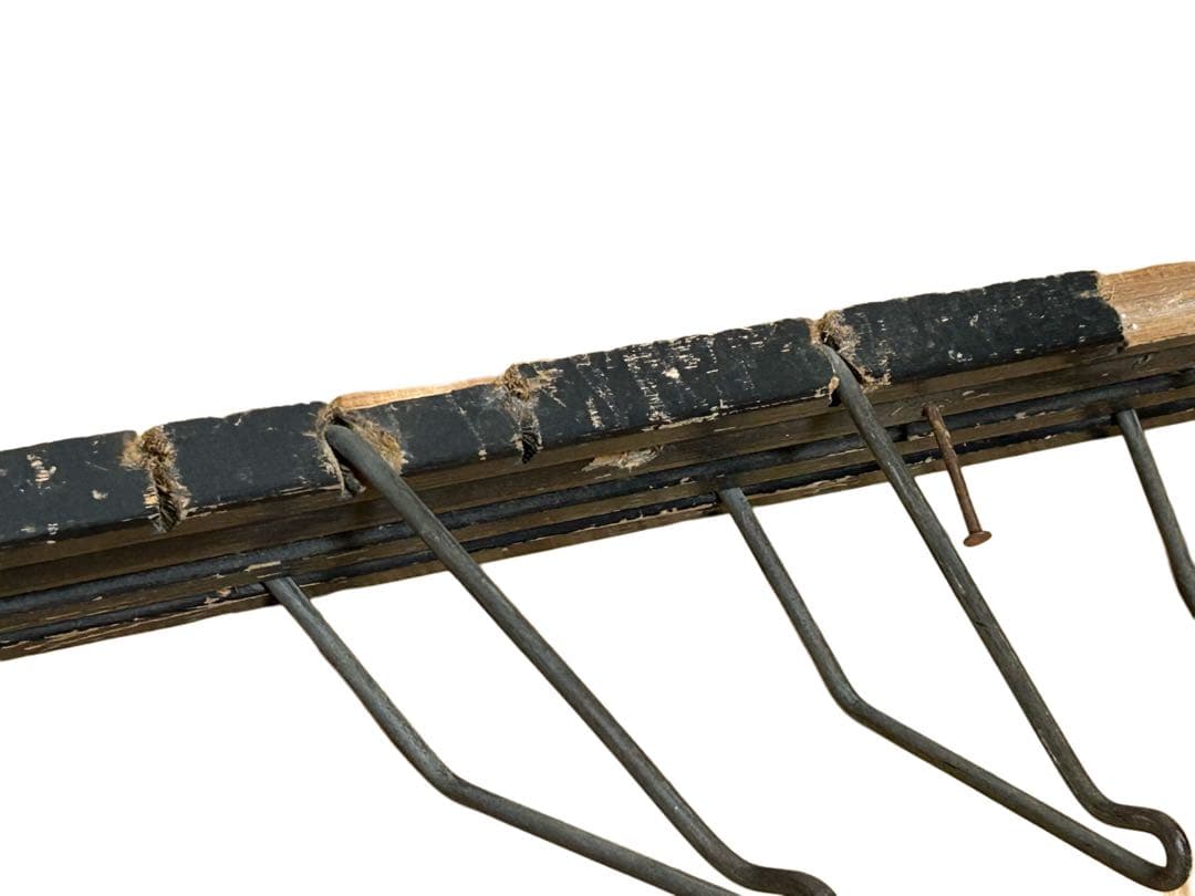 50s 60s ビンテージ アンティーク 8連 ウォールフック アメリカ USA