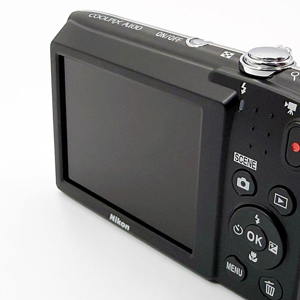 【美品】ニコン COOLPIX A100 シルバー コンデジ カメラ 中古