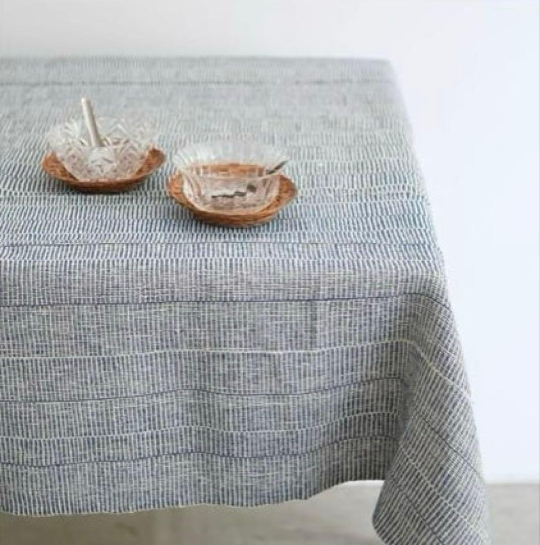 織り物　カレン族　藍染め　クロス　ラグ