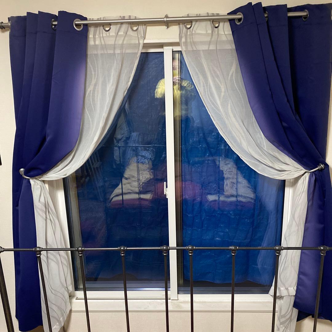 Black OutのカーテンとカーテンレールLast Offer‼️