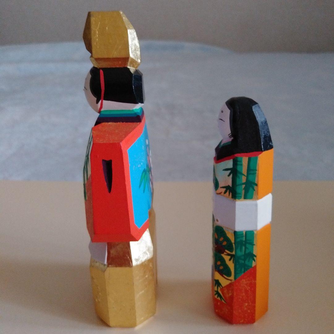 木製雛人形セット（専用箱付き）