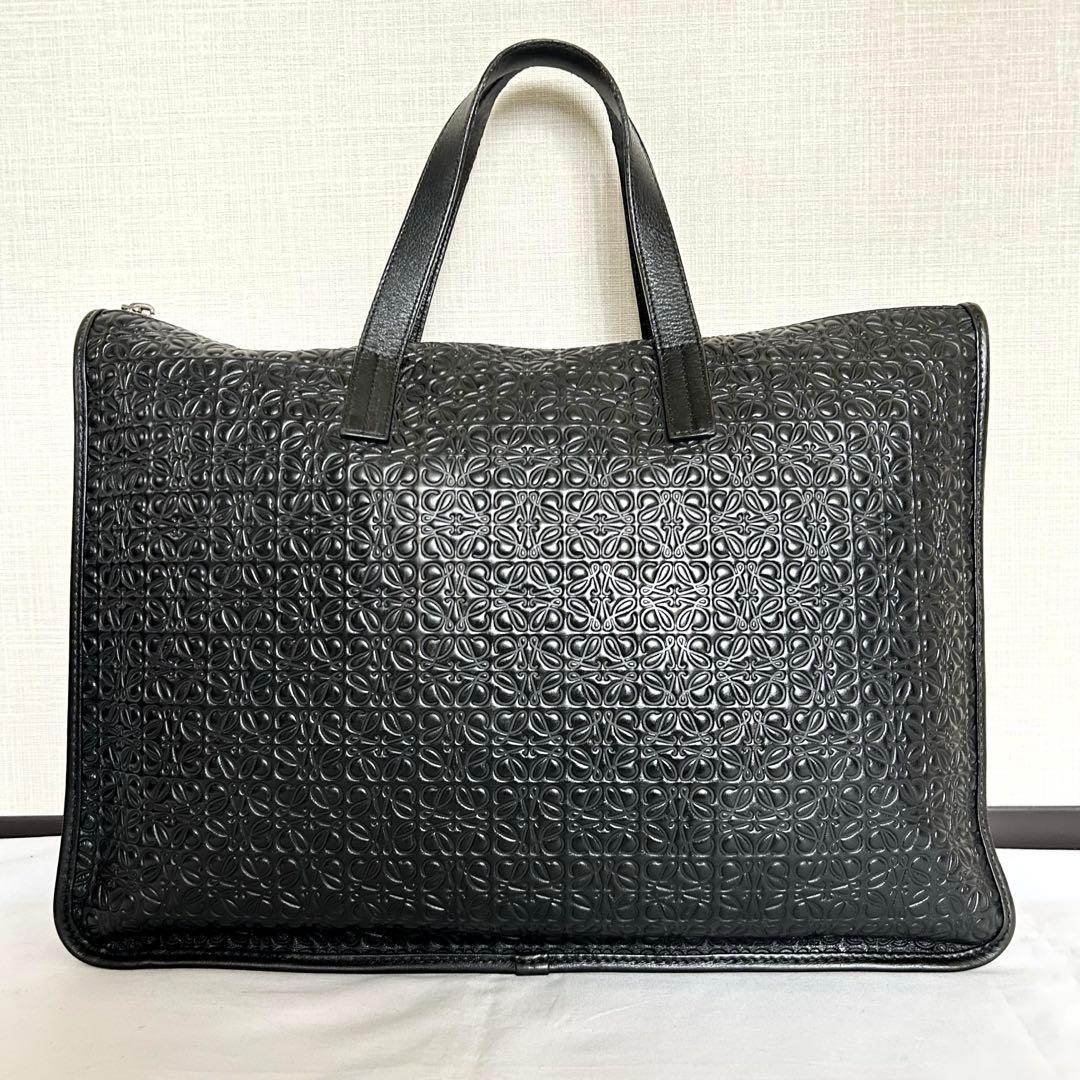 ■専用■LOEWE トートバッグ　リピートアナグラム　黒　レザー　ビジネス
