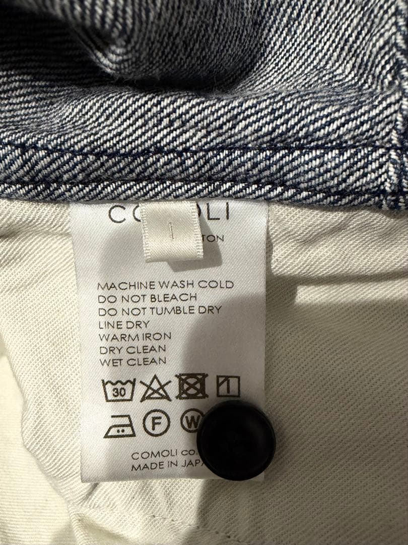 COMOLI デニムオーバーパンツ　size１