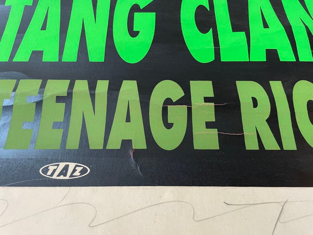 TAZ RAGE AGAINST THE MACHINE_WU-TANGポスター