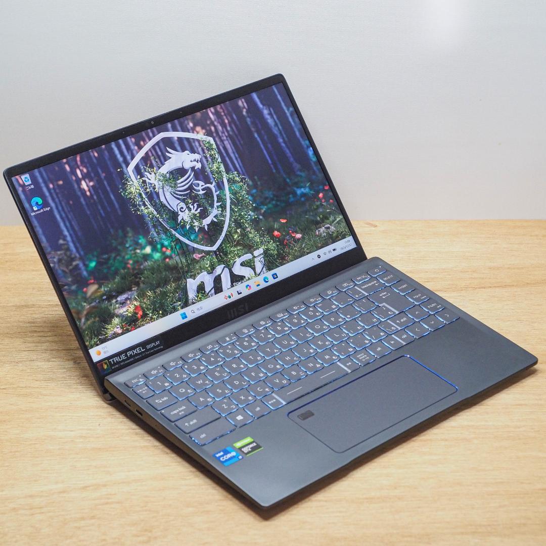 MSI Prestige 14、4K、32 GB メモリ、GTX 1650Ti