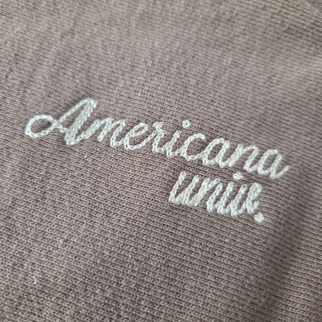 アパルトモン別注　Americanaハーフスリーブ　スウェット　カットオフ