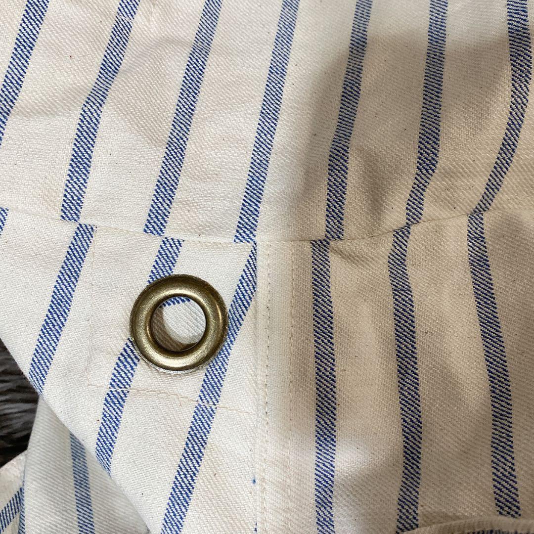 劇レア キャピタル ストライプ デニム エプロン ドレス KAPITAL 児島