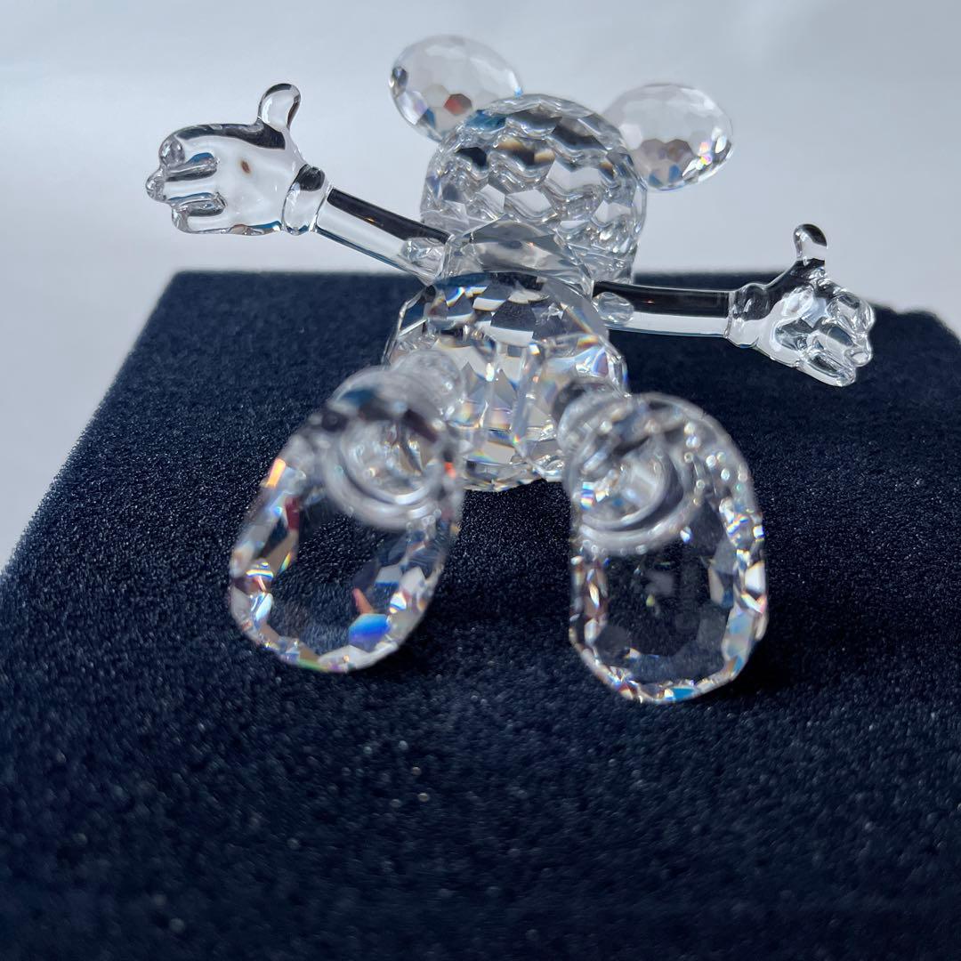 Swarovski ミッキー型クリスタル置物