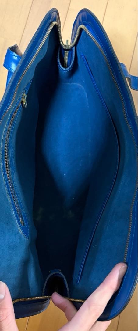 ま*お様 ルイヴィトン　エピ　リュサック　トートバッグ　ハンド　ブルー　肩掛け