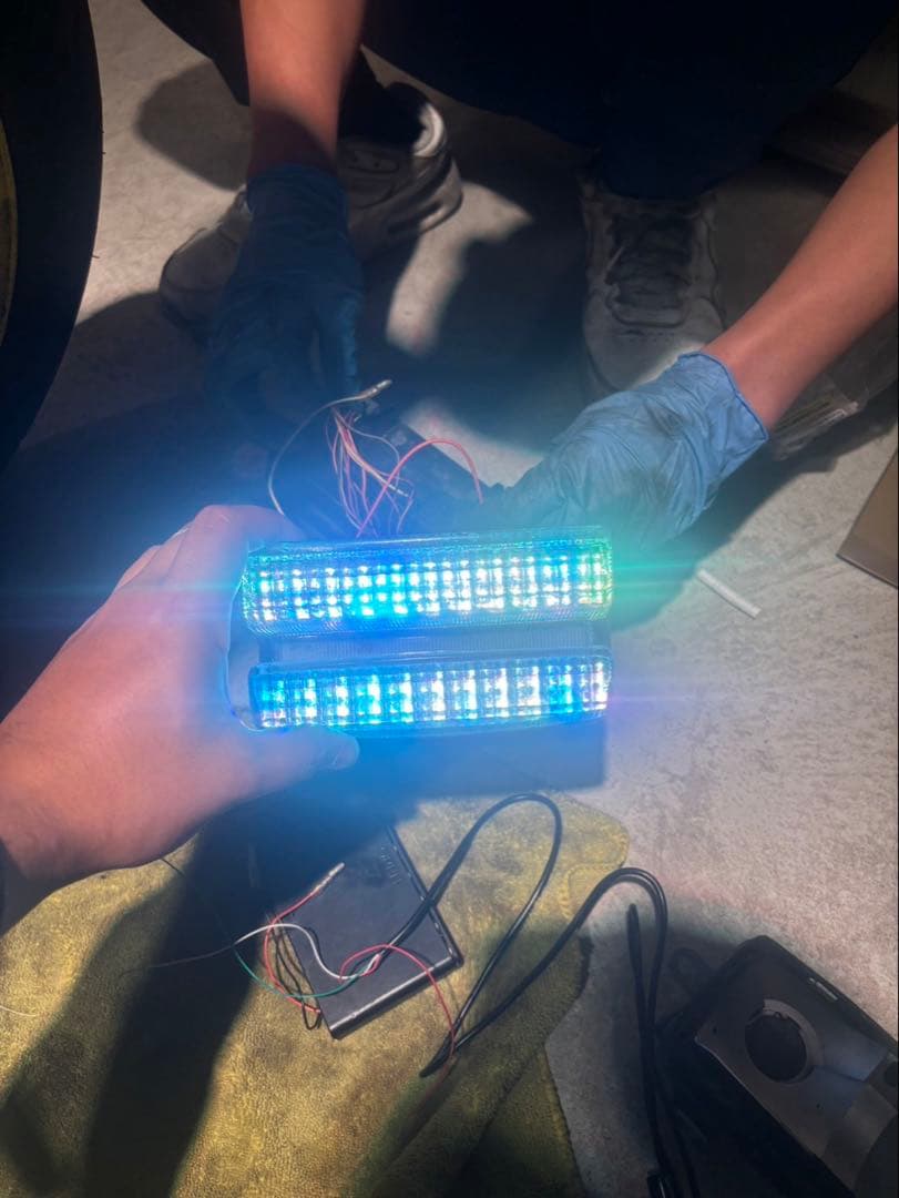 xjr400 流星テール動画アリ‼️　純正クリアテール　防水加工済み‼️ステーセット