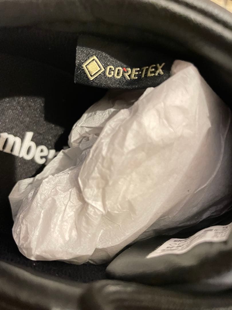 timberland moc toe gtx black 黒