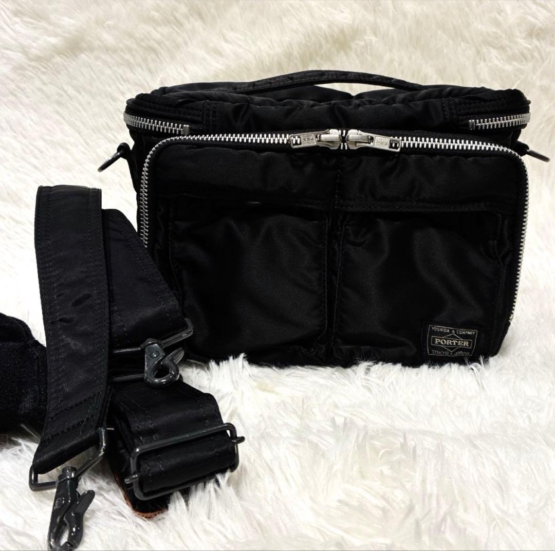 [廃盤・貴重✨] PORTER タンカー カメラバッグ　ショルダーバッグ　黒