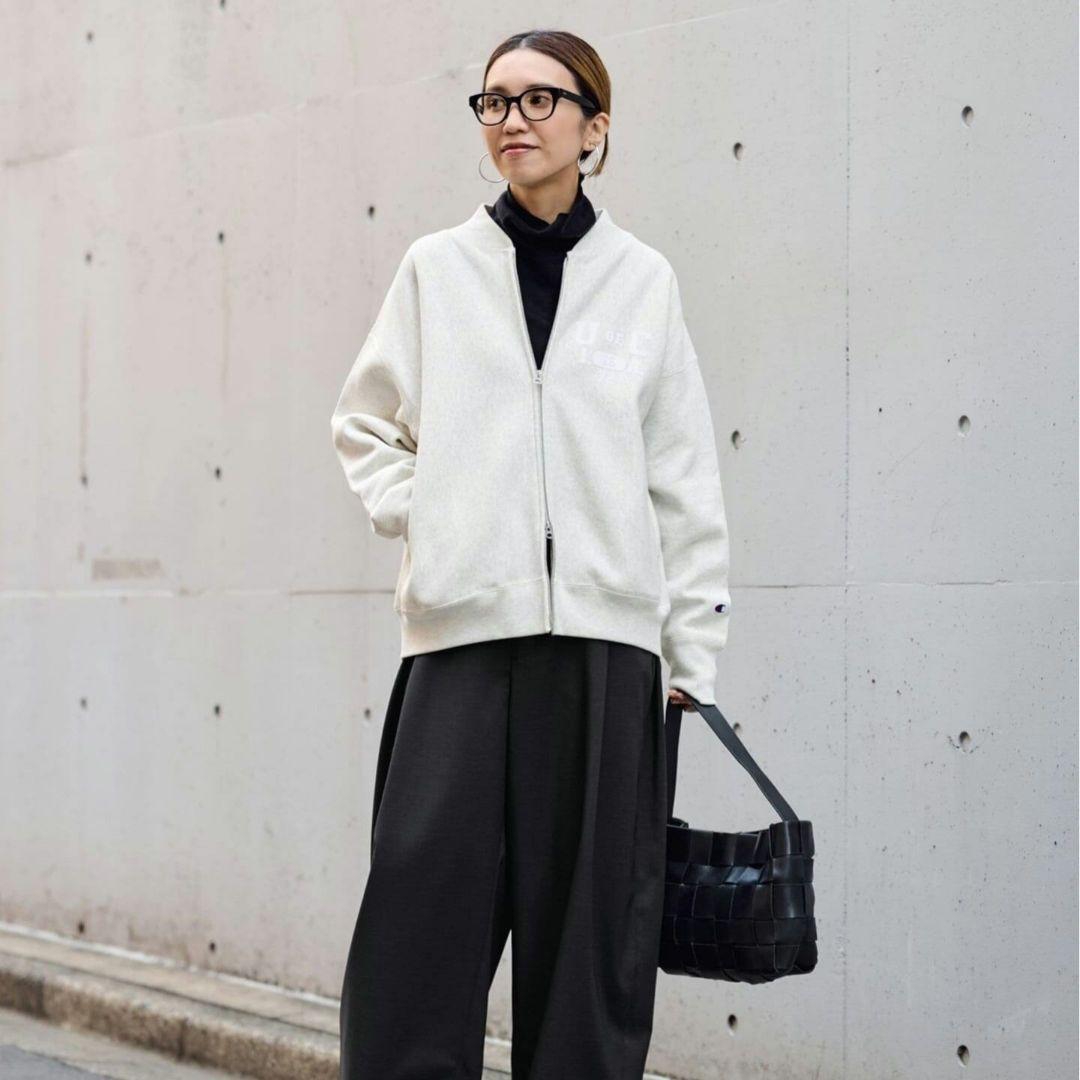 FRAMeWORK Champion 別注リバースウィーブフルジップパーカー